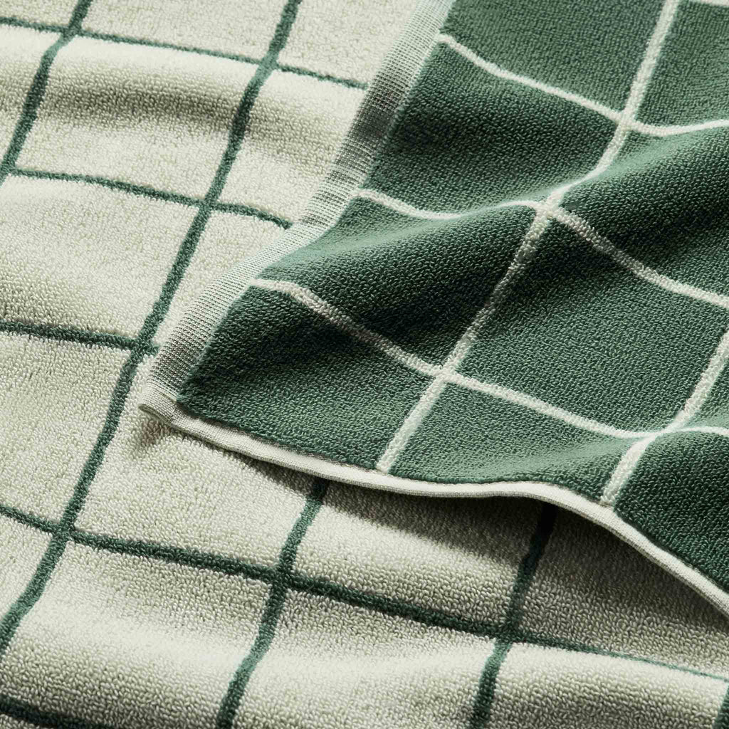 Windowpane Bath Towels